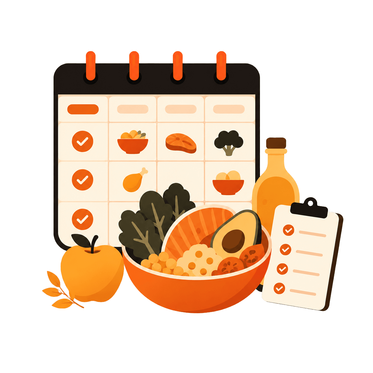 Meal planner app preview